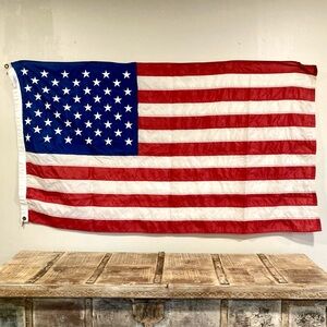 American Flag 50 Stars Stitched Stripes 3ft x 5ft Faded